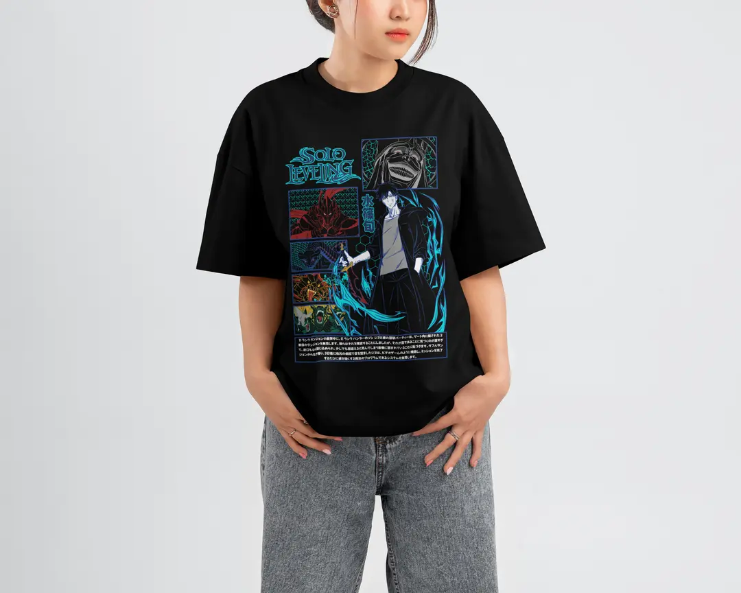 T-shirt Solo Leveling Shadow Of The Dungeon (Oversized/Simple)