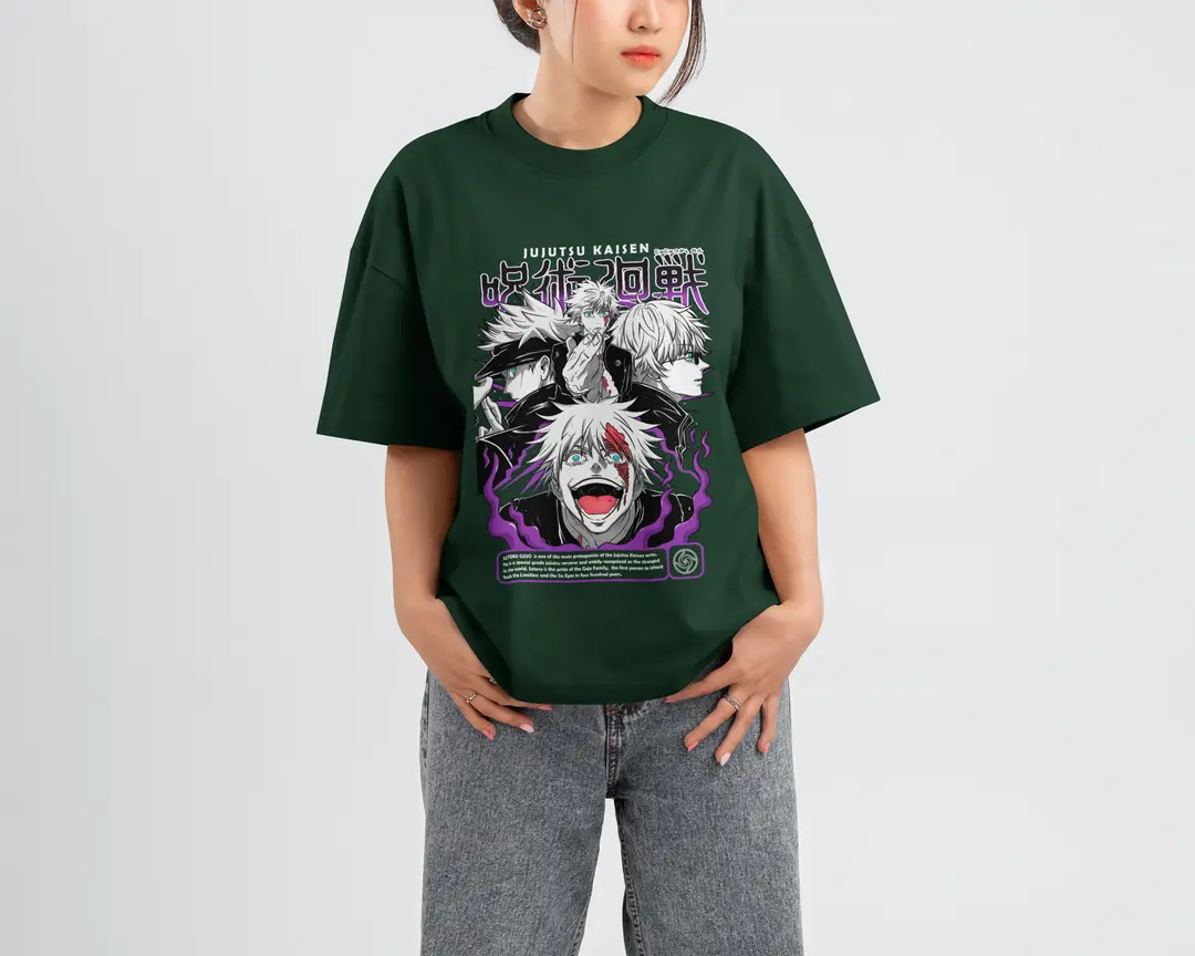 T-shirt Jujutsu Kaisen Satoru Gojo (Oversized/Simple)
