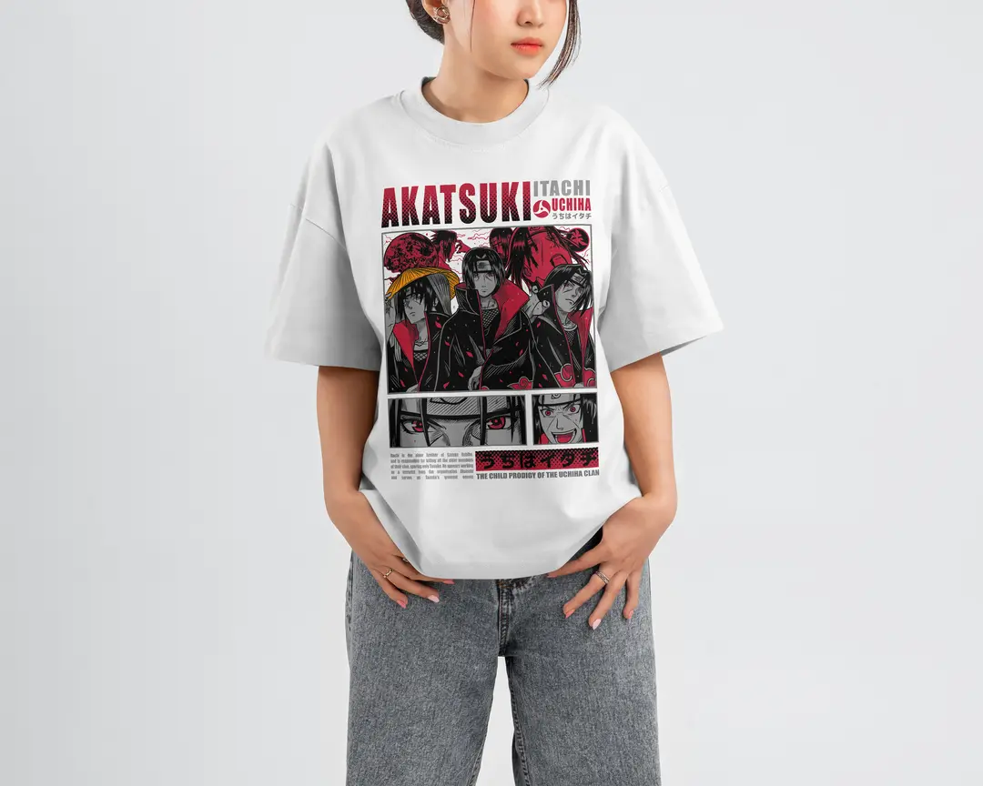 T-shirt Itachi Uchiha (Oversized/Simple)