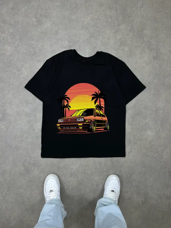 T-shirt Volkswagen Golf MK2 (Oversized/Simple)