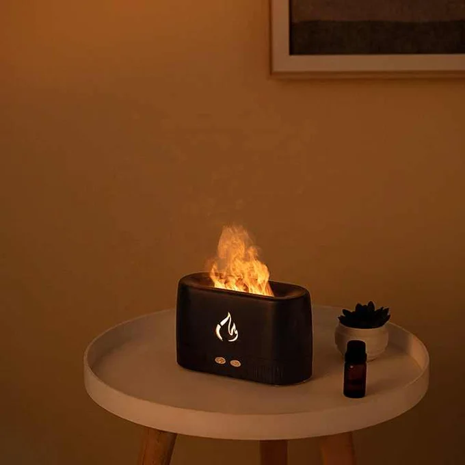 Flame Essential Oil Diffuser (Black)