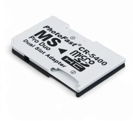 Adaptateur MicroSD vers Memory Stick MS Pro Duo pour PSP 1000/2000/3000 (CR-5400)