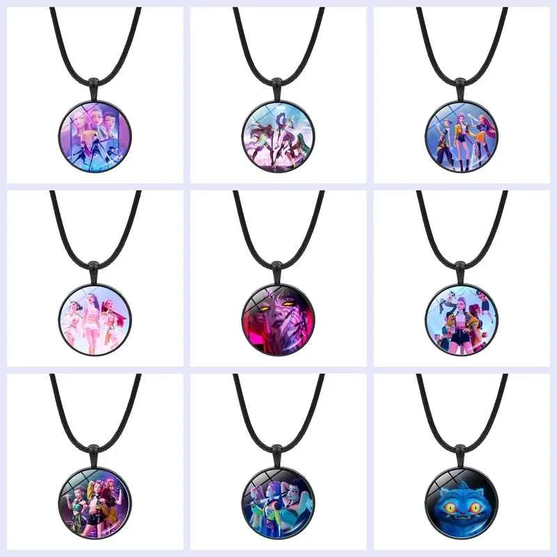 Anime Film Demon Hunters Bracelet Woven Rope Bracelet Necklace Gear Accessories Huntrix Movie Merchandise Kpop Fans Girls Gifts