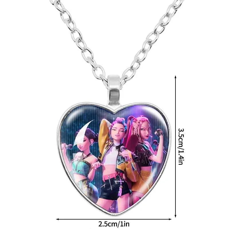 Anime Film Demon Hunters Bracelet Woven Rope Bracelet Necklace Gear Accessories Huntrix Movie Merchandise Kpop Fans Girls Gifts