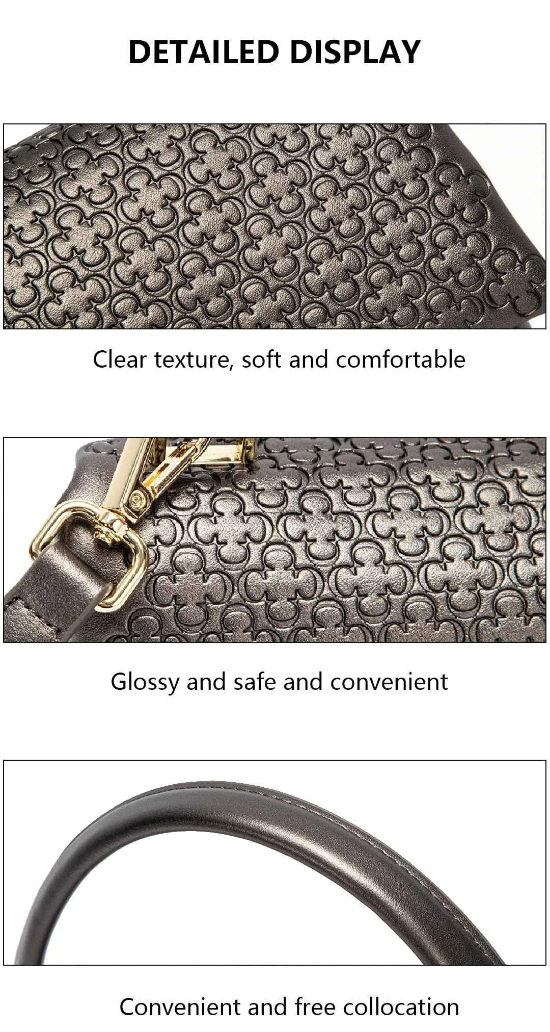 CH Women's Luxury Brand Bags Fashion Simple New Large Capacity Women's Shoulder Bag Detachable With Cover Chain Bag High Quality