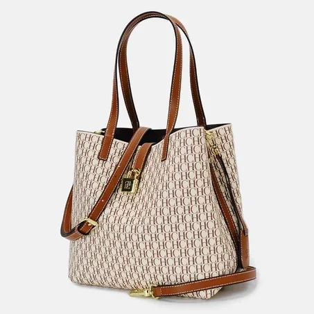 CH Women's Bag Shoulder Bag Simple Large Capacity Casual Resistant Brand Elegant Light Luxury Practical With Bags Pure Color