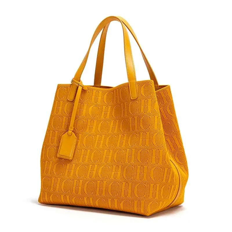 Exquisite Hand-Woven Large Capacity High Quality Hundreds of Solid Color Fashion Classic Style Women's Handbag