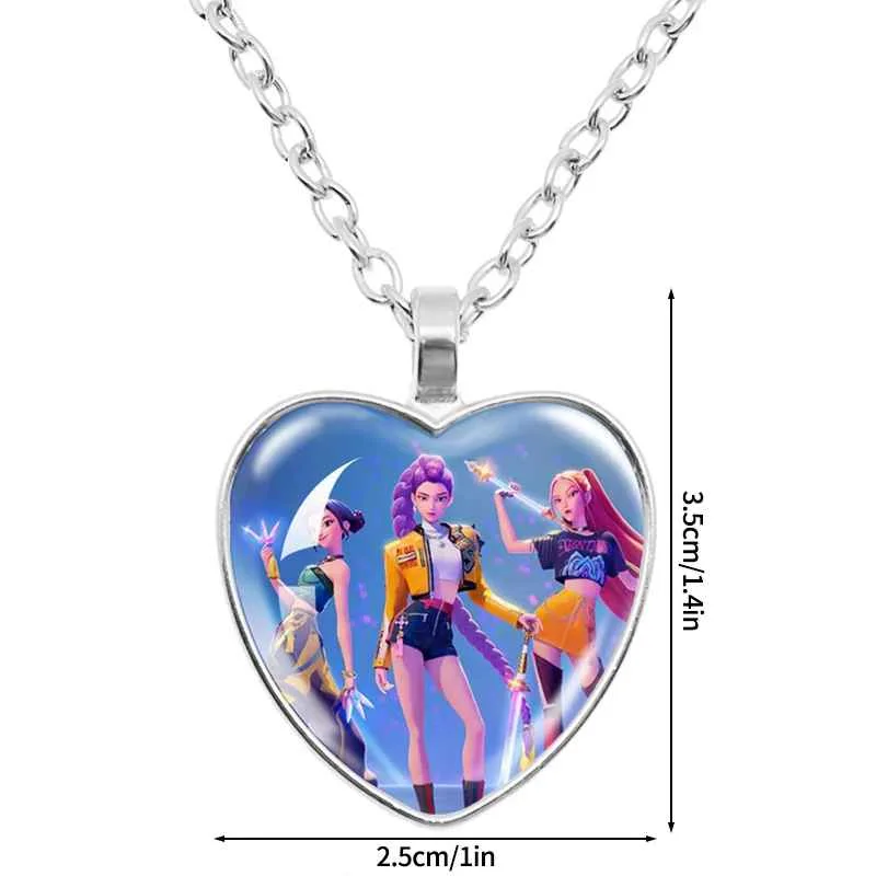 Anime Film Demon Hunters Bracelet Woven Rope Bracelet Necklace Gear Accessories Huntrix Movie Merchandise Kpop Fans Girls Gifts