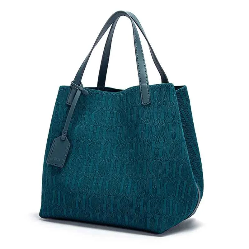 Exquisite Hand-Woven Large Capacity High Quality Hundreds of Solid Color Fashion Classic Style Women's Handbag