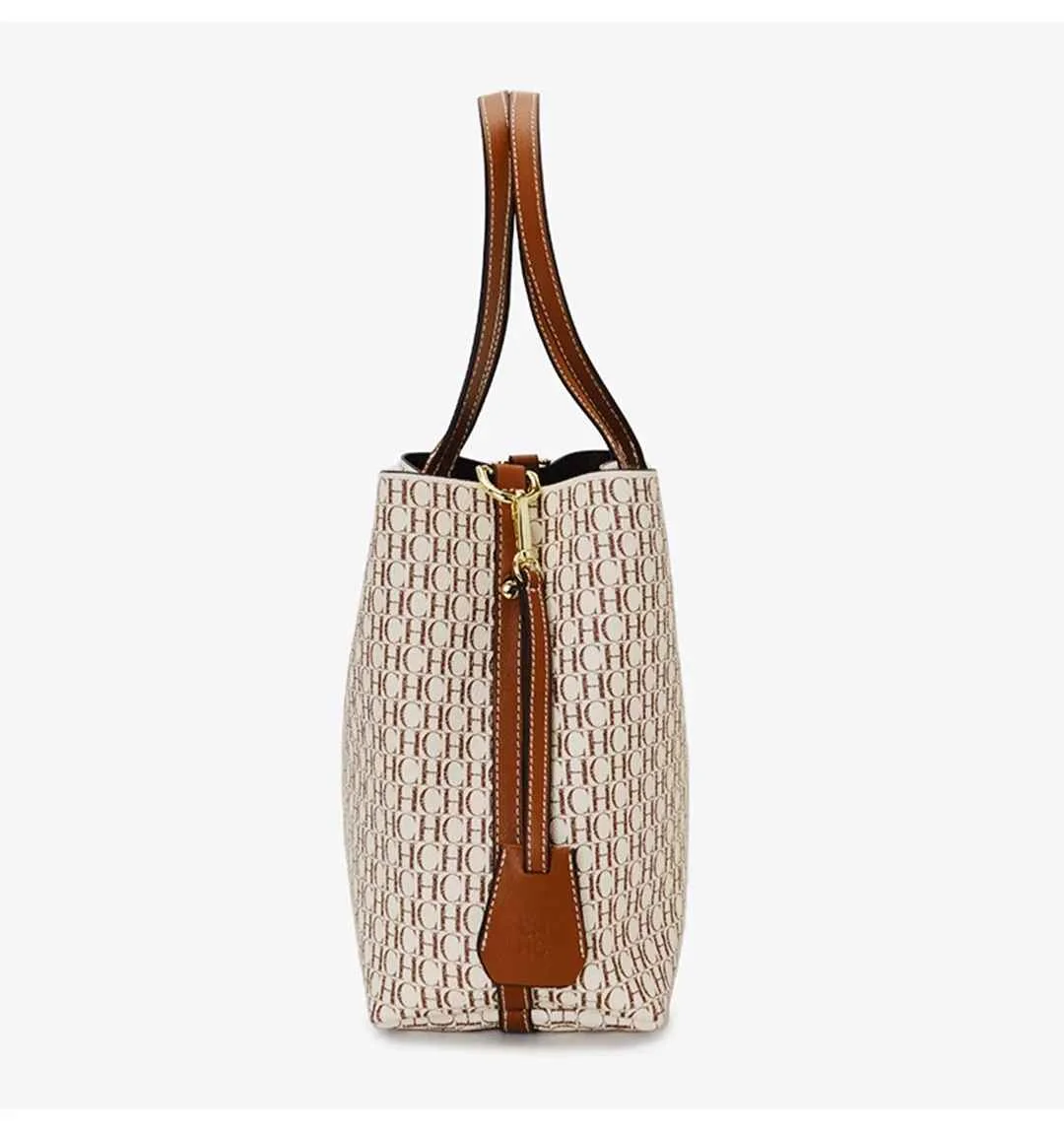 CH Women's Bag Shoulder Bag Simple Large Capacity Casual Resistant Brand Elegant Light Luxury Practical With Bags Pure Color