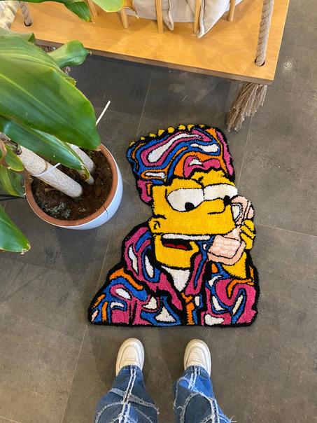 tapis Bart Simpson