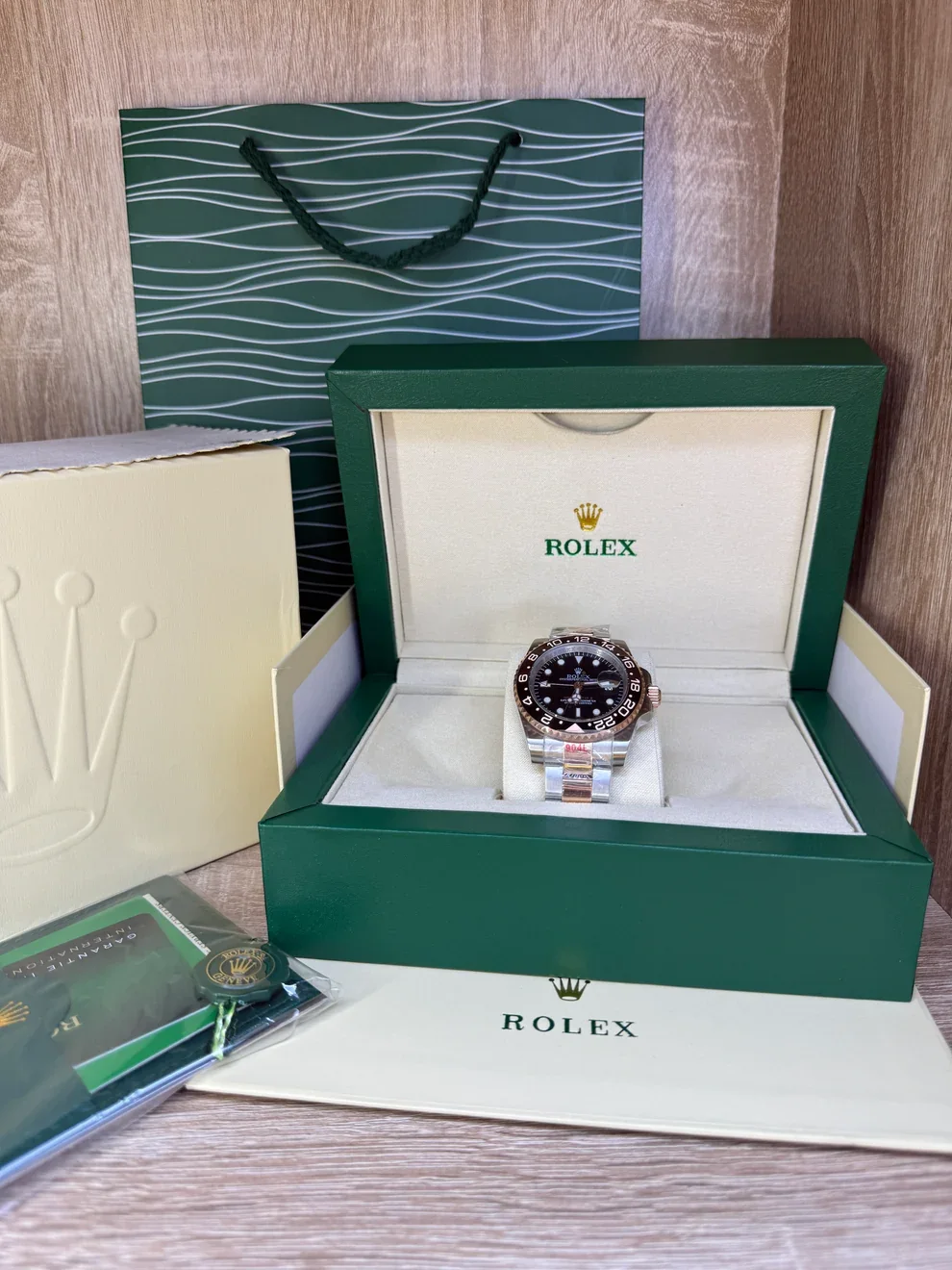 ROSE GOLD ROLEX MASTER QUALITÉ