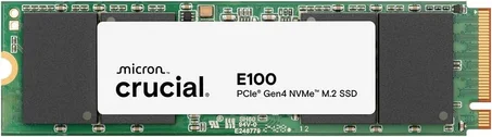Crucial E100 480GB M.2 NVMe Gen4 SSD - هارد إس إس دي كروشيال E100 سعة 480 جيجابايت