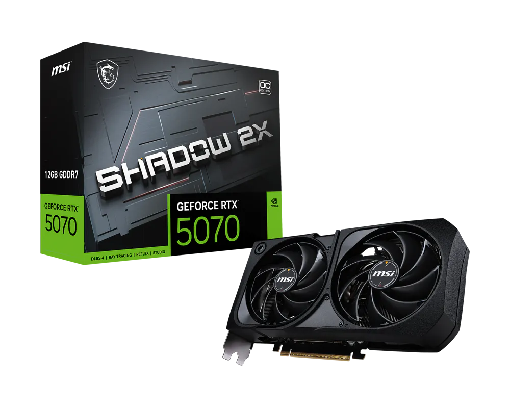 MSI RTX 5070 12G SHADOW 2X OC