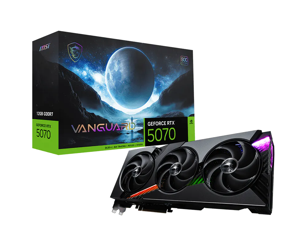 MSI RTX 5070 12G VANGUARD SOC