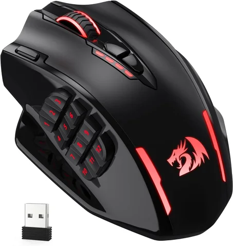 ماوس جيمنج وايرلس ريدراجون إمباكت إيليت Redragon M913 Impact Elite