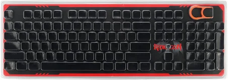 طقم أغطية مفاتيح كيبورد ميكانيكي ريدراجون Redragon A107 - عدد 104 مفتاح (لون أسود)