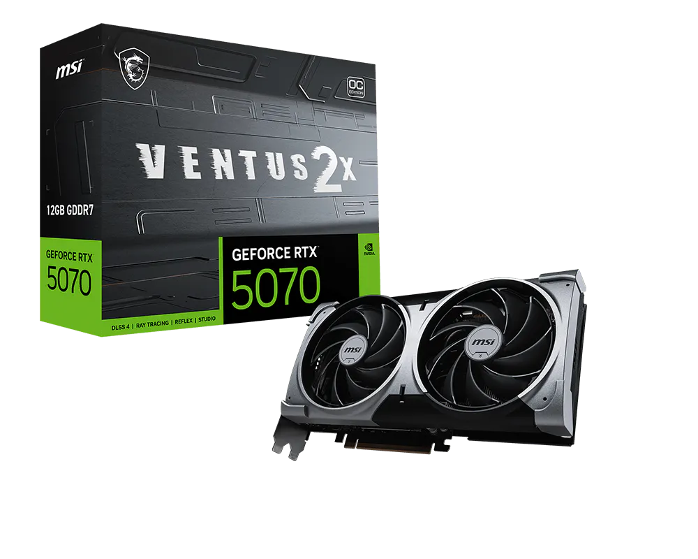 MSI RTX 5070 12G VENTUS 2X OC