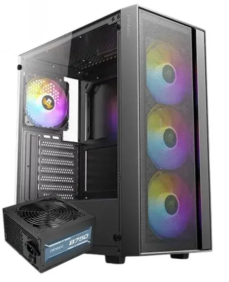 Antec AX65 Case + Antec Atom B750W Bronze PSU - كيسة كمبيوتر انتك مع  پاور 750 وات برونز