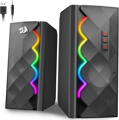 سماعات كمبيوتر صب سبيكر جيمنج ريدراجون Redragon GS522 Hi-Fi Stereo 2.0