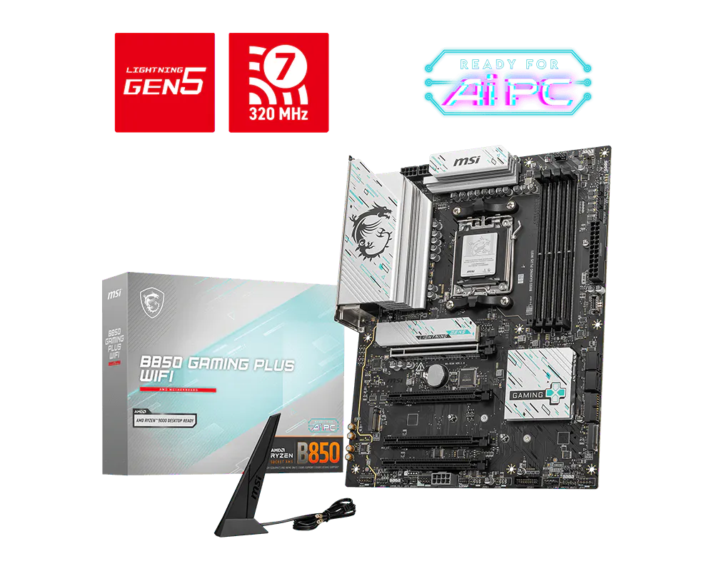 MSI B850 GAMING PLUS WIFI PZ