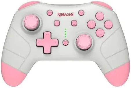 دراع تحكم لاسلكي بلوتوث ريدراجون Redragon G815 PLUTO Gamepad للكمبيوتر والكونسول والموبايل | بينك Pink