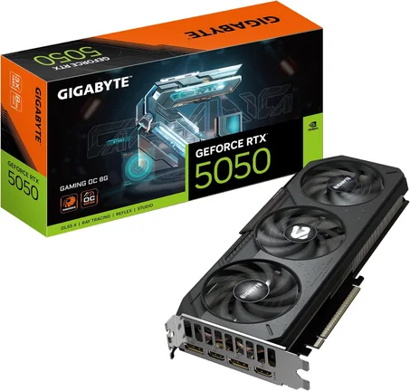 GIGABYTE GAMING OC RTX 5050 8G - كارت شاشة جيجابايت للألعاب