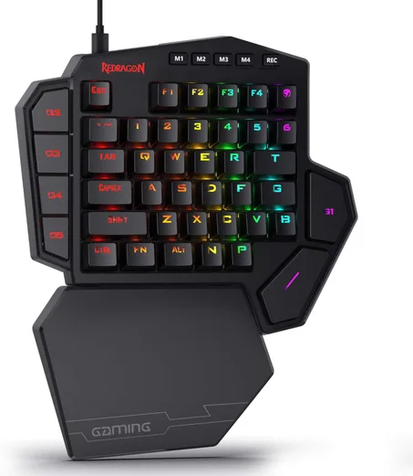 كيبورد جيمنج ميكانيكال بيد واحدة ريدراجون ديتي Redragon K585 DITI - إضاءة RGB