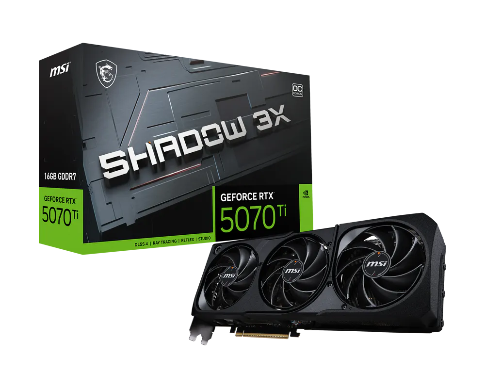 MSI RTX 5070 Ti 16G SHADOW 3X OC