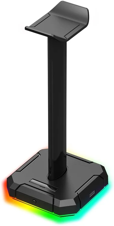 حامل سماعة جيمنج ريدراجون سيبتر برو Redragon SCEPTER PRO - إضاءة RGB خلفية