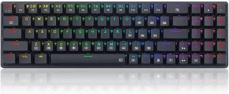 كيبورد جيمنج ميكانيكال ريدراجون آش Redragon K626P ASHE - تصميم 78% (سلكي)