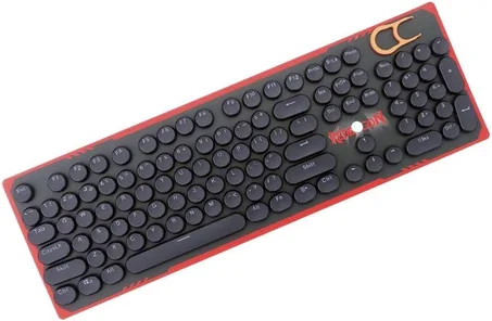 طقم أغطية مفاتيح كيبورد ميكانيكي ريدراجون Redragon A106 - عدد 104 مفتاح (لون أسود)