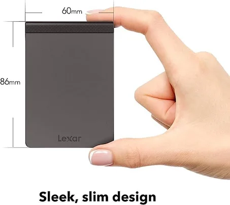 Lexar SL200 512GB Portable SSD, Up To 550MB/s Read