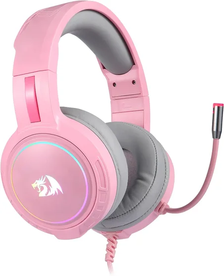 سماعة جيمنج سلكية ريدراجون مينتو Redragon H270 MENTO - إضاءة RGB