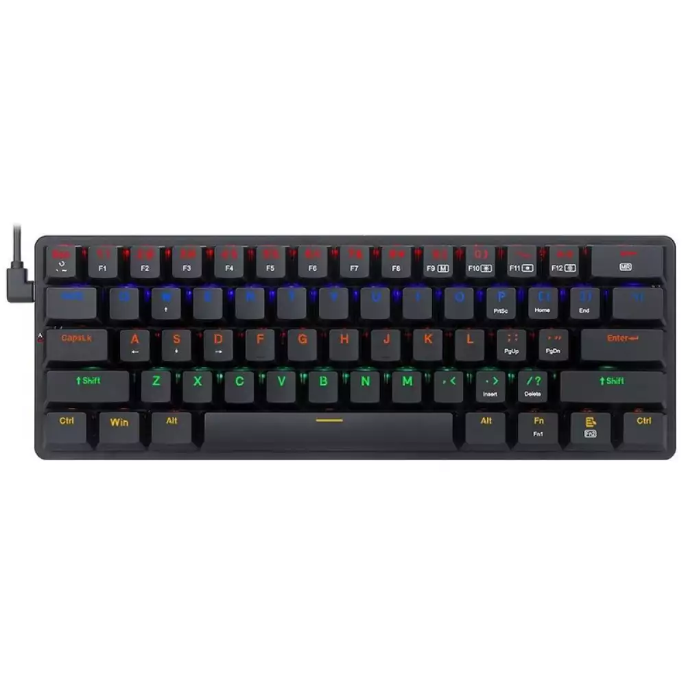 كيبورد جيمنج ميكانيكال لاسلكي ريدراجون أليس برو Redragon K615P-KBS ELISE PRO - إضاءة RGB
