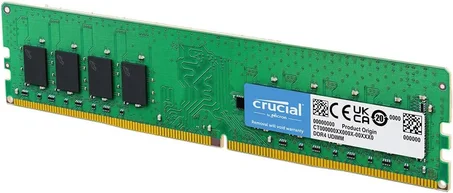 Crucial RAM 32GB DDR4 3200MHz CL22 Desktop Memory - رام كروشيال 32 جيجا DDR4 للكمبيوتر المكتبي