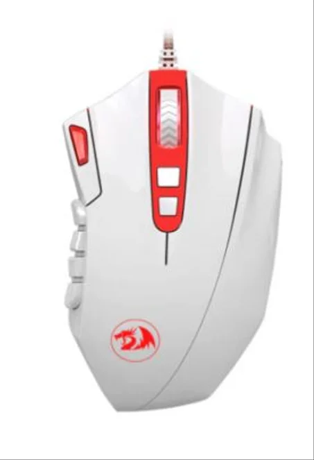 Redragon M901 Perdition 24000DPI MMO White