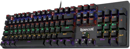 كيبورد جيمنج ميكانيكال ريدراجون فالهيم Redragon K608 VALHEIM - إضاءة رينبو