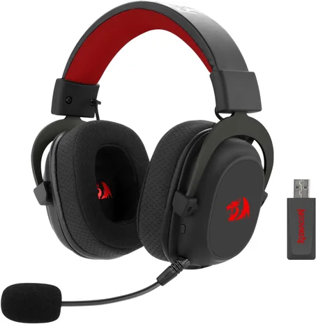 سماعة جيمنج لاسلكية ريدراجون H510 برو زيوس Redragon H510 PRO ZEUS - صوت محيطي 7.1