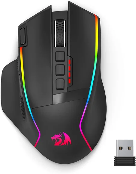 ماوس جيمنج وايرلس ريدراجون Redragon Swain M915RGB-WL