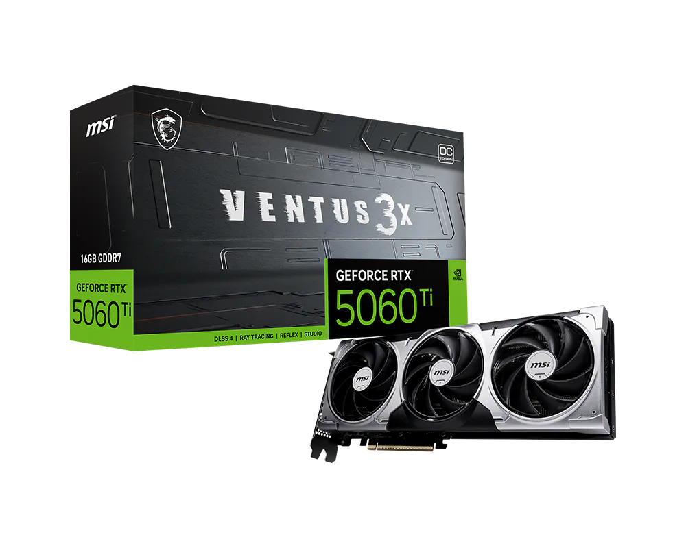 MSI RTX 5060 Ti 16G VENTUS 3X OC