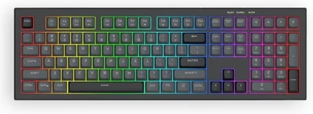 كيبورد جيمنج ميكانيكال ريدراجون كروكس Redragon K518 CRUX - حجم كامل 108 مفتاح