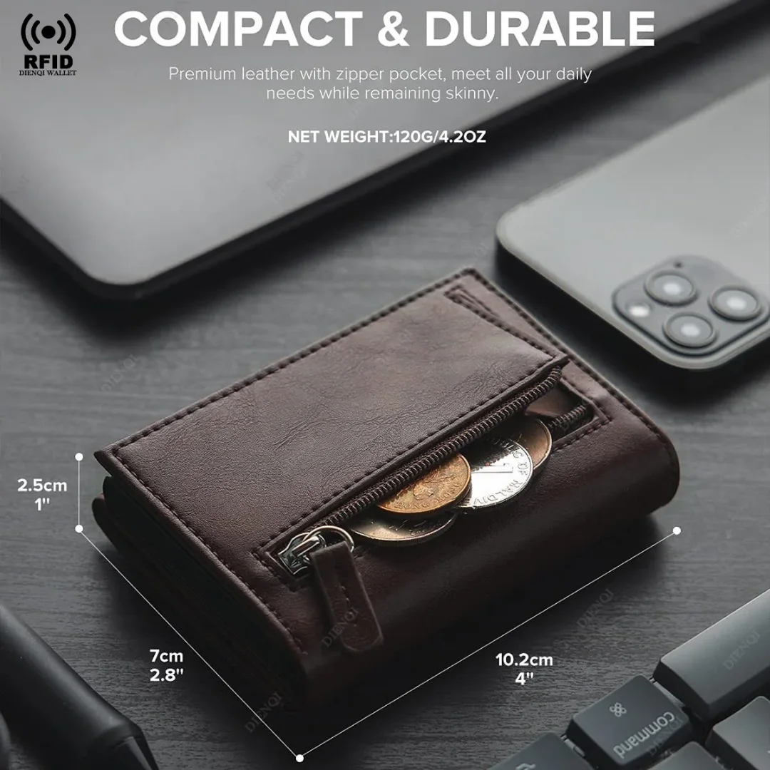 💳 Porte-Carte Bancaire & Feuilles – Élégance, Sécurité & Praticité Modèle VC302