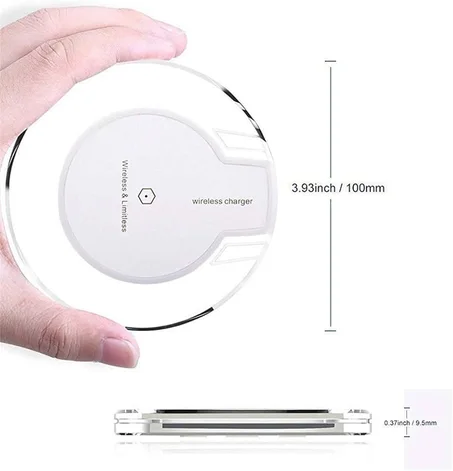 شاحن لاسلكي فانتاسي بإضاءة LED محيطية – شحن هاتفك بلا أسلاك