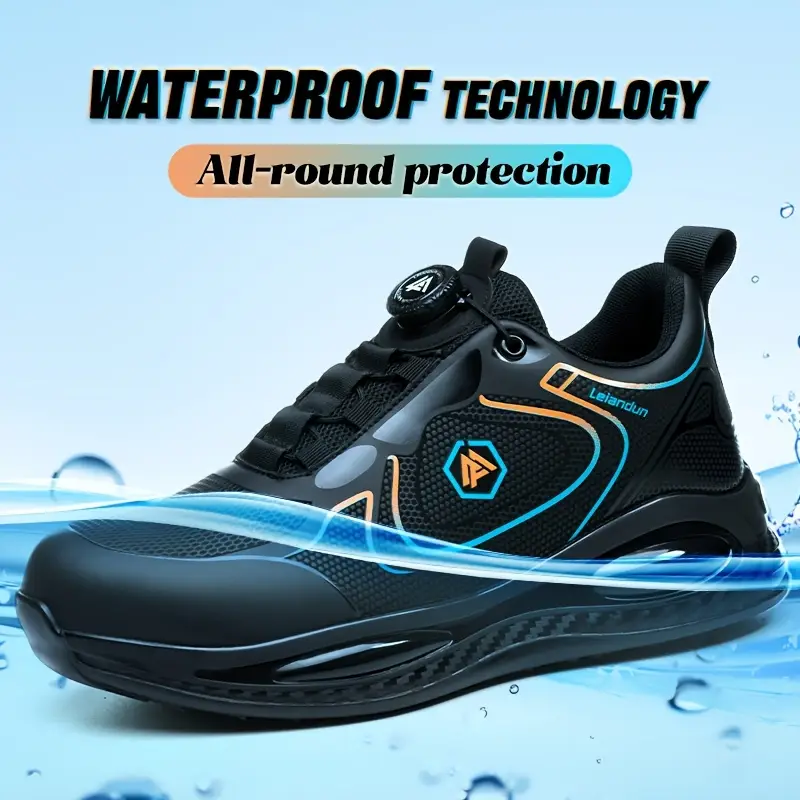 Chaussures de Travail Homme LEIADUN Anti-Percée et Anti-Choc gree 42