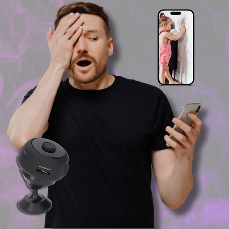 كاميرا المراقبة المغناطيسية الصغيرة