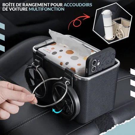 Boîte De Rangement De Voiture Multifonction