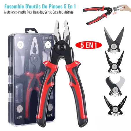 Ensemble D'outils De Pinces 5 En 1 Multifonctionnelle