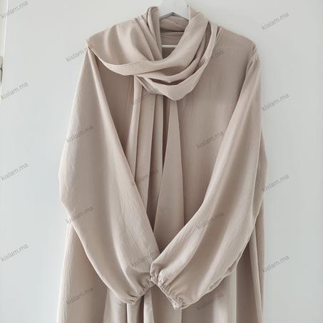 ABAYA DE PRIERE CREPE JAZZ