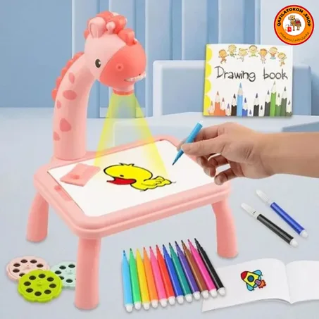 مجموعة الرسم والتلوين مع جهاز عرض